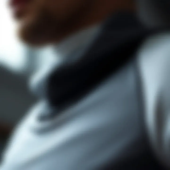 Close-up of high-quality material used in compression wear