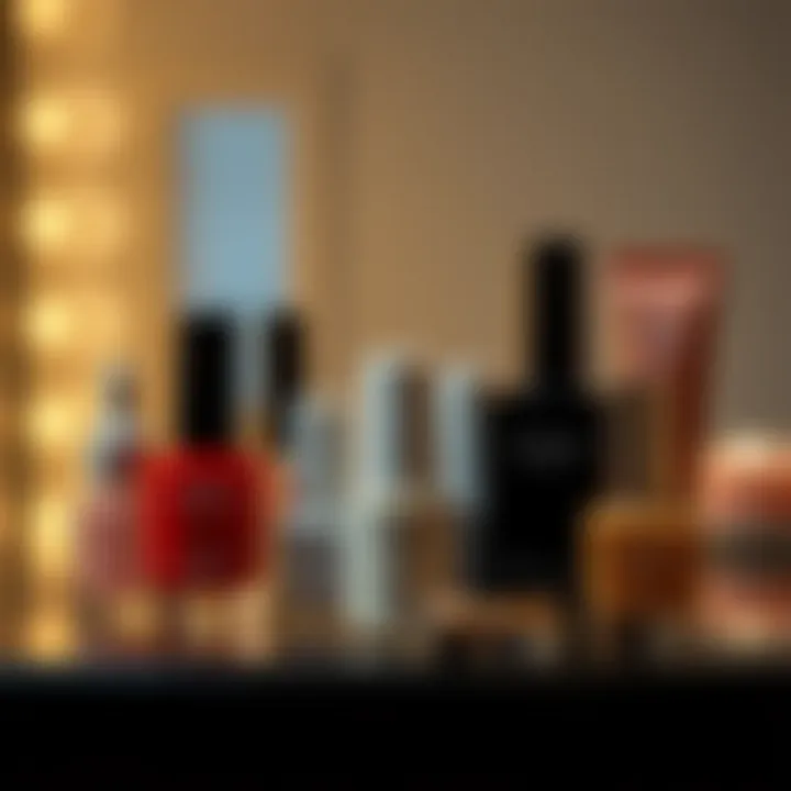 Diverse Range of Cuticle Guard Products Variety of cuticle guard products displayed elegantly