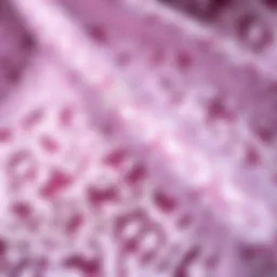 Elegant Nigerian lace fabric showcasing intricate patterns