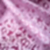 Intricate Patterns of Nigerian Lace Fabric Elegant Nigerian lace fabric showcasing intricate patterns