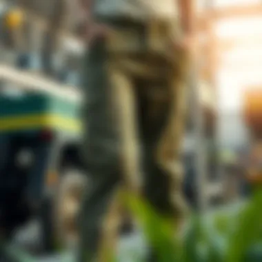 Sustainable production practices for cargo pants