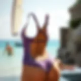 Elegant Open Back Tankini Design Elegant open back tankini showcasing intricate design details