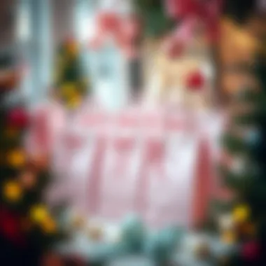 Thoughtfully arranged pastel goodie bags for a festive celebration