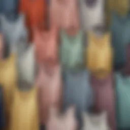 Elegant display of various plus size cotton tanks in different colors and patterns