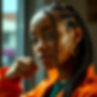 Maintaining Cornrow Braided Wigs Person showcasing maintenance techniques for cornrow wigs