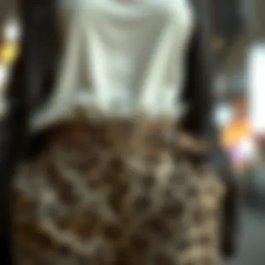 Versatile Outfit Options Versatile outfit options enhanced by a leopard print belt