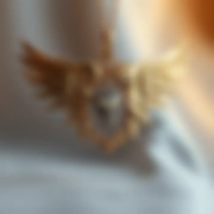 Intricate Chain Design with Wings Intricate custom chain design featuring wings