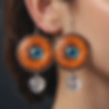 Eco-friendly materials used in the crafting of cute magnetic earrings.