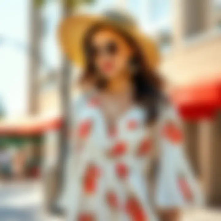 Stylish accessories paired with sun dresses for an elegant look