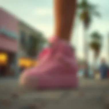 Cultural Impact of Pink Sneaker Wedges Cultural significance of pink sneaker wedges