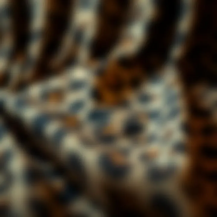 Sustainable Fabric Choices Close-up of sustainable fabric used in plus size clothing