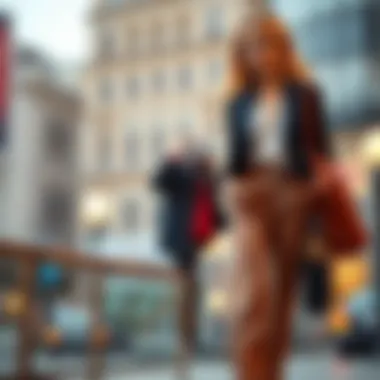 A stylish outfit pairing sexy dress pants with a chic blouse