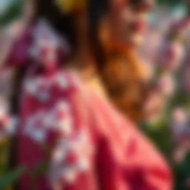 Fashion accessories adorned with forget me not faux flowers