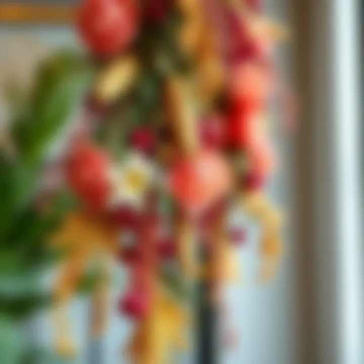 Crafting with Sustainable Materials Sustainable materials used in crafting artificial floral swags