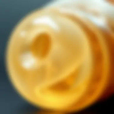 Close-up of magic cleaning gel revealing its texture