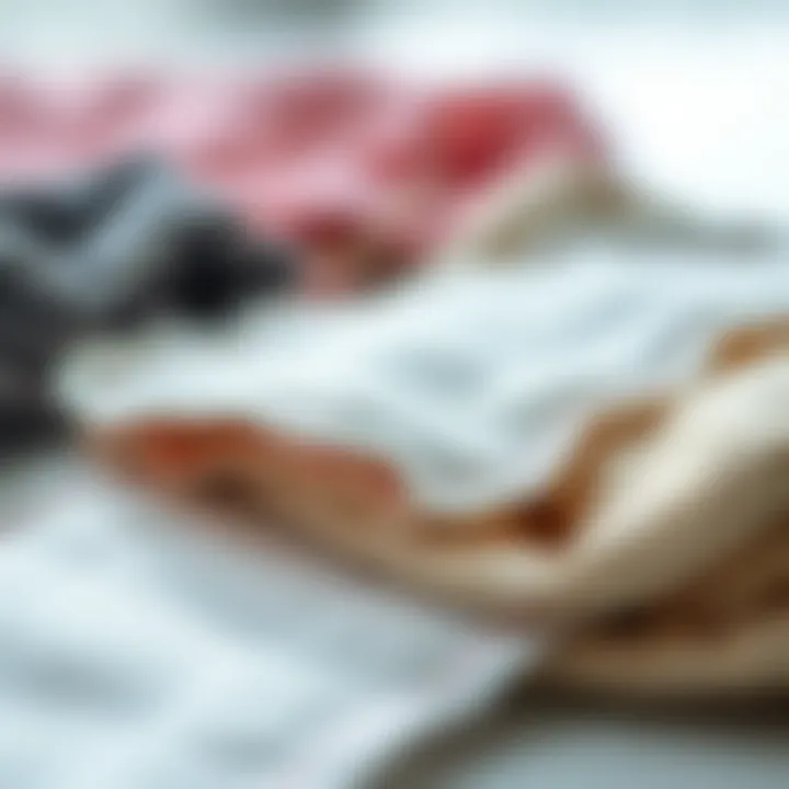 Innovative Materials for Heavy Flow Close-up of absorbent materials used in reusable pads