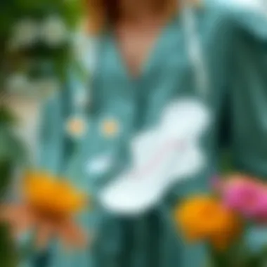 Care Guide for Reusable Pads Illustration demonstrating proper care instructions for reusable pads