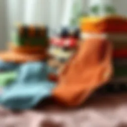 Eco-friendly reusable pad collection showcasing various designs and colors