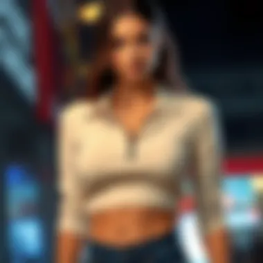 Diverse styling options for the half zip crop top