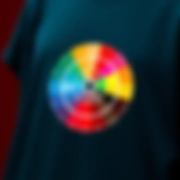 Color wheel illustrating the psychology of colors in fashion