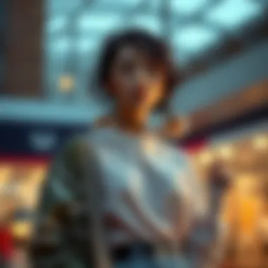 Sustainability in Fashion A thoughtful depiction of sustainable fashion practices in relation to sales events.