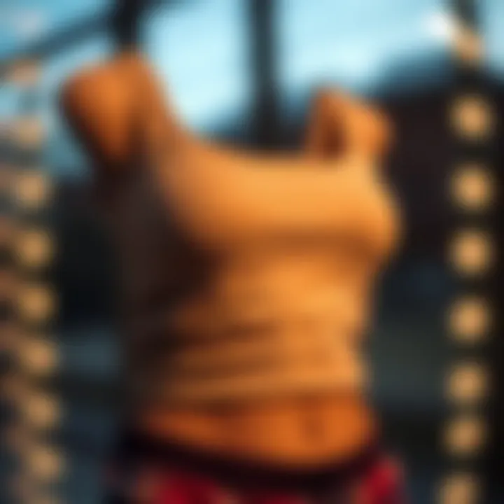 Sustainable fabric choices for the scoop tank bodysuit