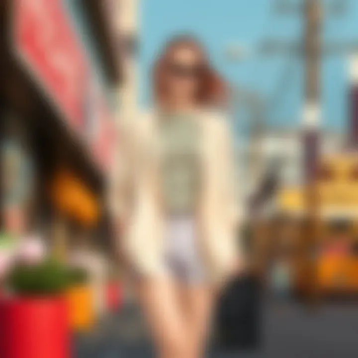 A stylish summer outfit featuring a kimono cardigan paired with casual attire, exemplifying its versatility for different occasions.