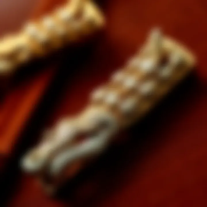 Vintage alligator clips showcasing historical designs