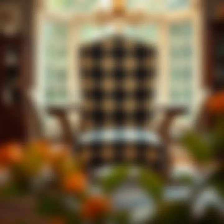 Notable Exploring the Versatility of Plaid Dining Chair Covers