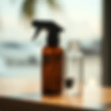 Eco-friendly travel toiletry bottles made from sustainable materials