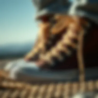 Sustainable Rope Shoelaces from Natural Materials Eco-friendly rope shoelaces made from natural fibers