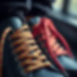 Luxurious rope shoelaces in vibrant colors