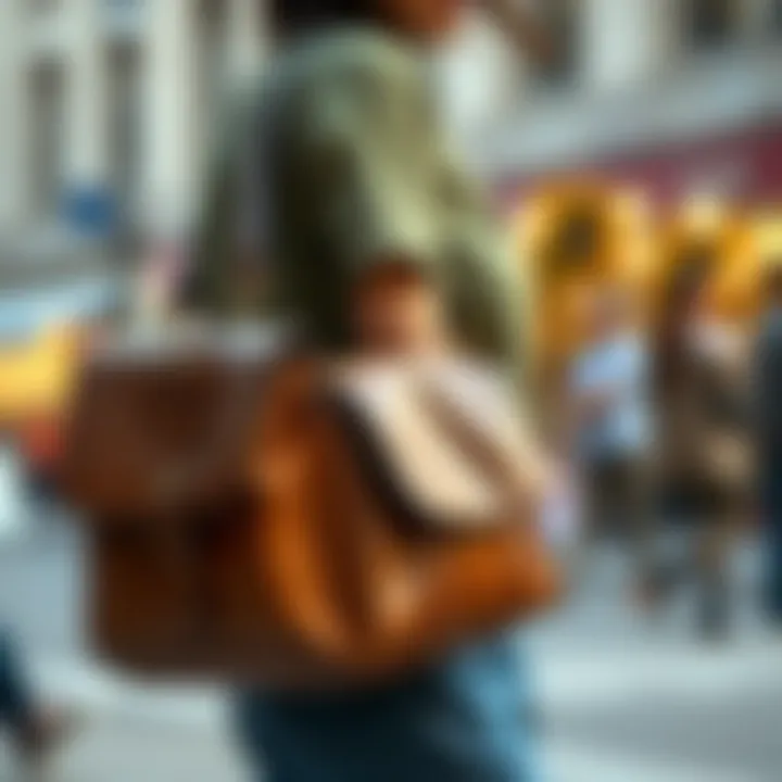 Sustainable Fashion in Underarm Shoulder Bags Modern underarm shoulder bag crafted from sustainable materials