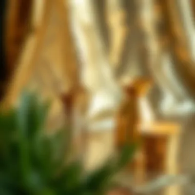 Creative DIY project showcasing metallic gold contact paper