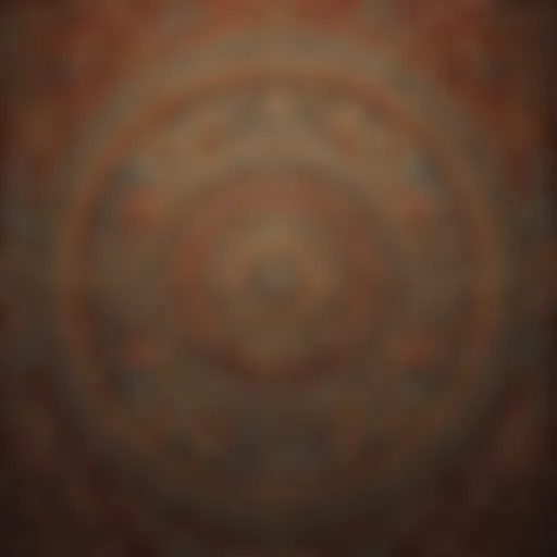 A rich tapestry featuring historical motifs and intricate designs.