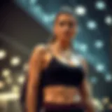 Stylish workout attire featuring a modern take on wife beaters