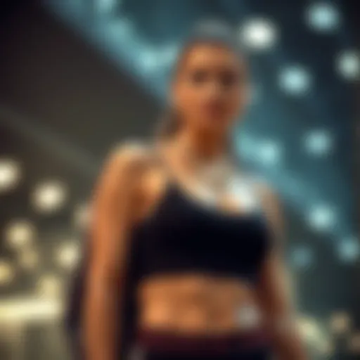 Stylish workout attire featuring a modern take on wife beaters