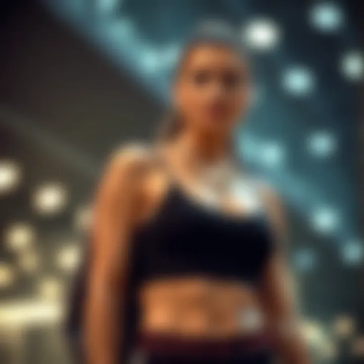 Stylish workout attire featuring a modern take on wife beaters