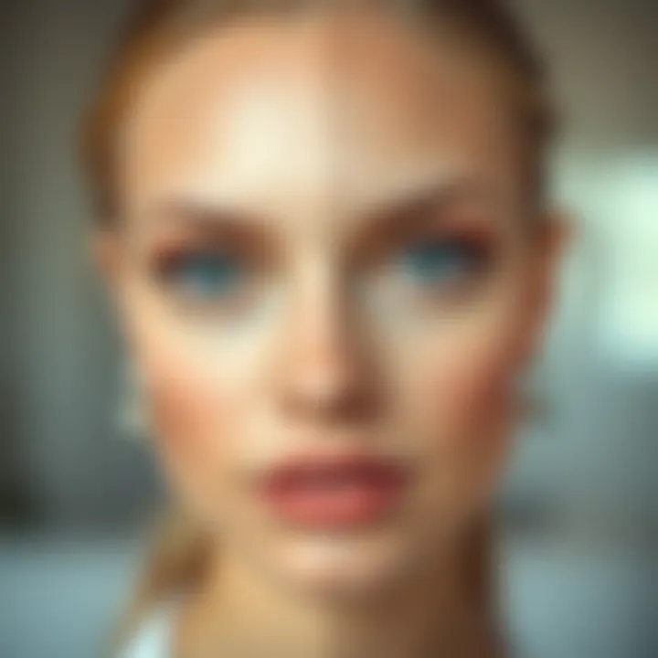 Transformative Effects of Eyelid Tape on Eye Aesthetics Before and after effect of using eyelid tape in a makeup routine