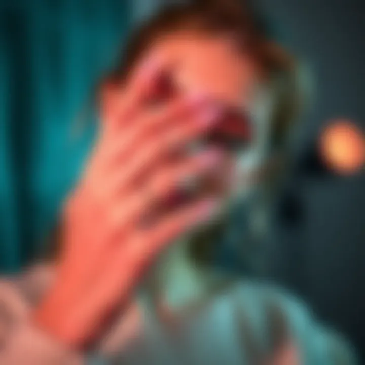 Artistic representation of the benefits of using fingernail polish strips in beauty routines