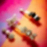 Stylish Framar hair clips displayed on a vibrant background