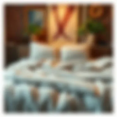 Sustainable Elegance with Fuzzy Sheets Eco-friendly fuzzy sheets displayed with sustainable decor