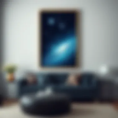 Celestial Wall Art: A Cosmic Touch to Your Decor Celestial wall art featuring galaxy motifs