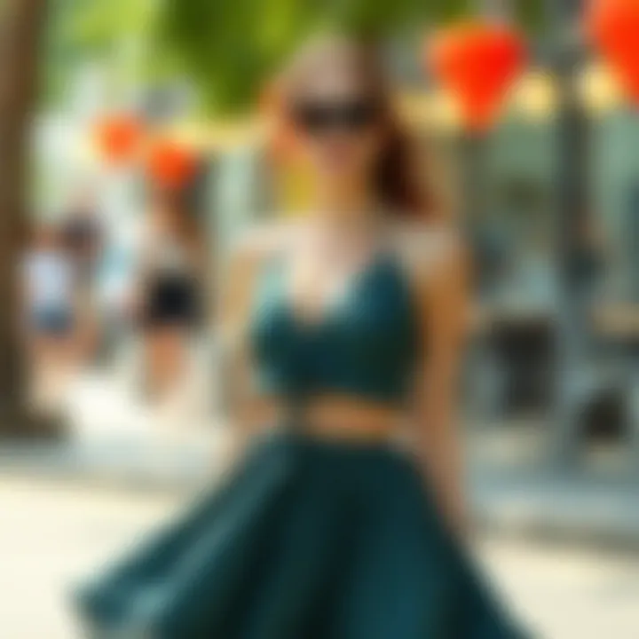 Styling Inspirations Fashionable styling options for halter top two-piece sets