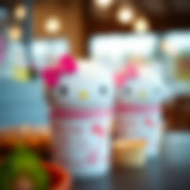 Eco-friendly Hello Kitty food containers promoting sustainable living