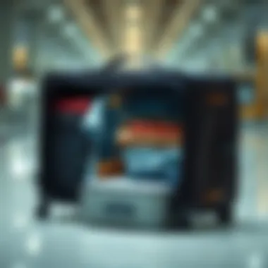 Innovative design of travel storage bags showcasing features