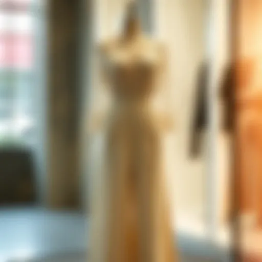 Elegant lace wide leg jumpsuit displayed on a mannequin