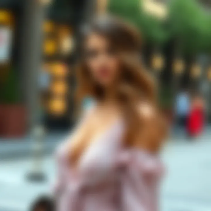 Fashion-forward styling of a lace wide leg jumpsuit