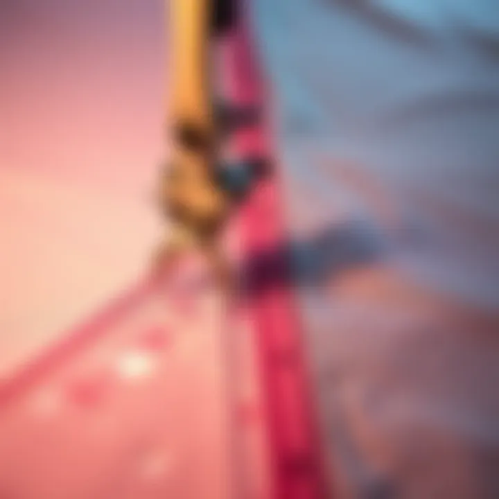 Precision in Sewing: The Madam Sew Seam Guide Ruler Madam Sew Seam Guide Ruler in action on fabric