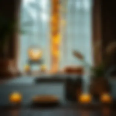 A Meditative Space for Holistic Wellness Meditative space featuring chakra bracelets and aromatic oils